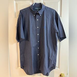 Ralph Lauren Blake Short Sleeve Shirt Navy size L